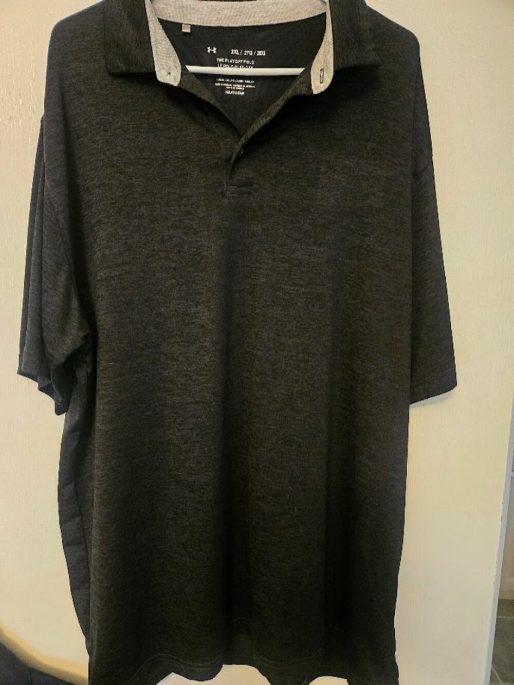Men's Under Armour The Playoff Polo gray Size 2XL